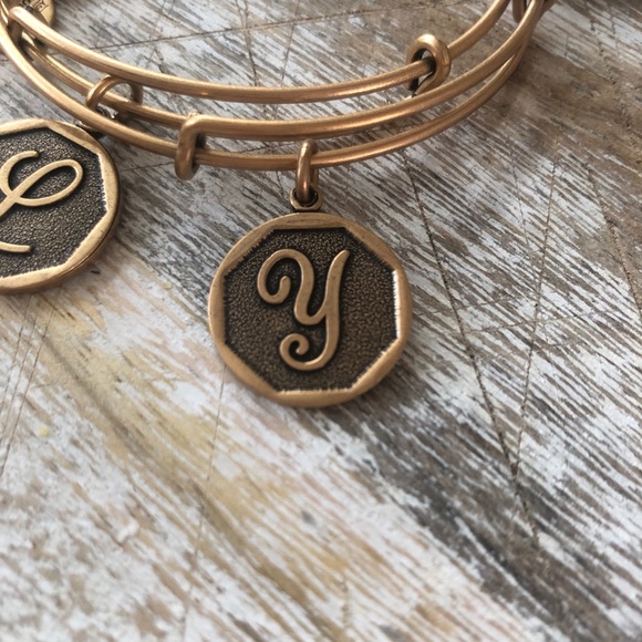 ALEX AND ANI ADJUSTABLE INITIAL BRACELETS - Picture 4 of 6